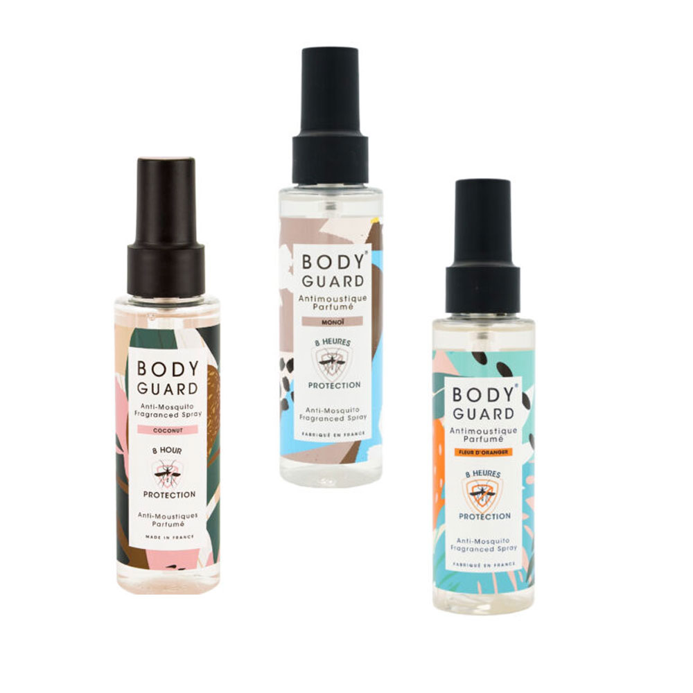 Bodyguard Cofre de descubrimiento repelente de mosquitos perfumado 3x50ml