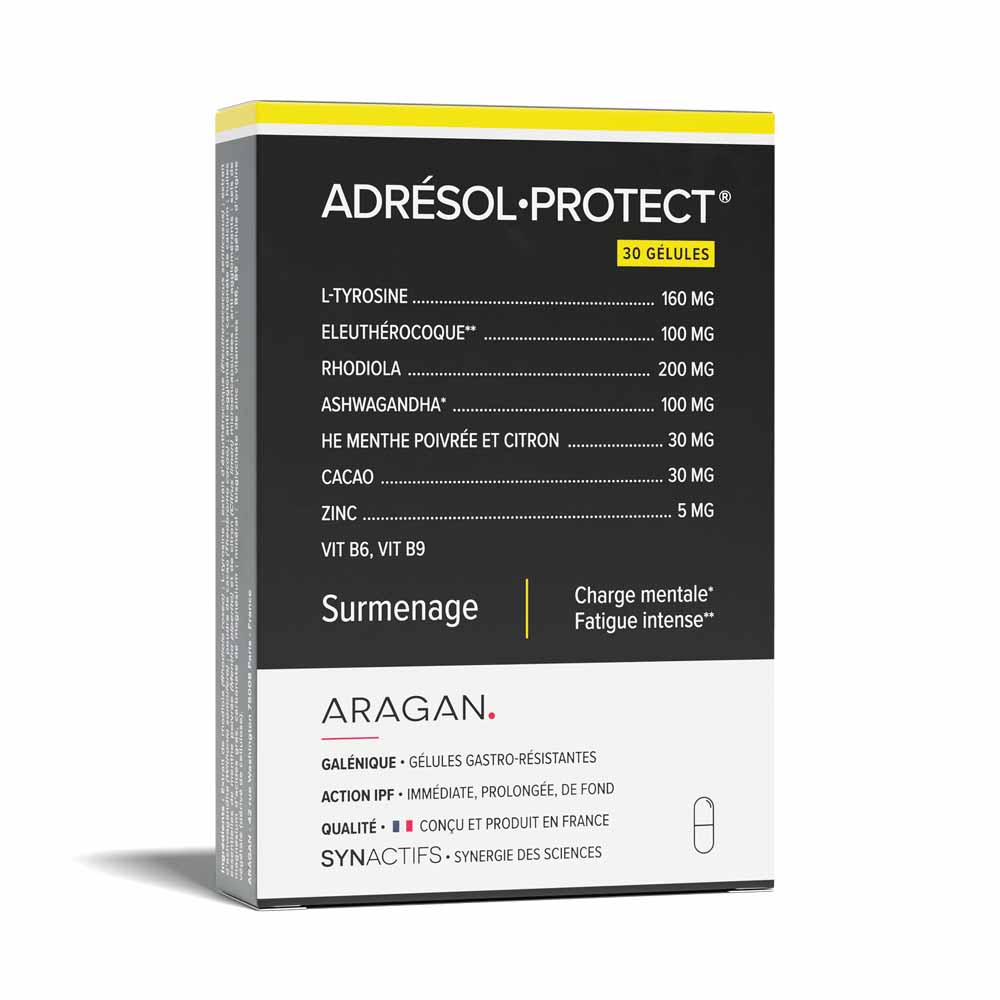 Aragan Synactifs Adrésol Protect exceso de trabajo x30 cápsulas