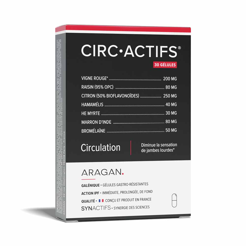 Aragan Synactifs CircActifs circulación 30 cápsulas