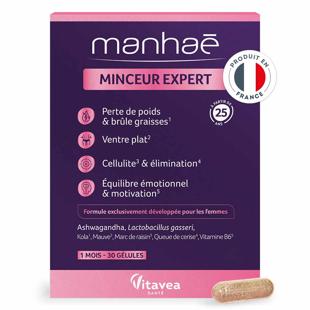 Manhaé Expert adelgazante 30 cápsulas