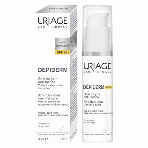 Uriage Depiderm Tratamiento de día antimanchas SPF50+ 30 ml