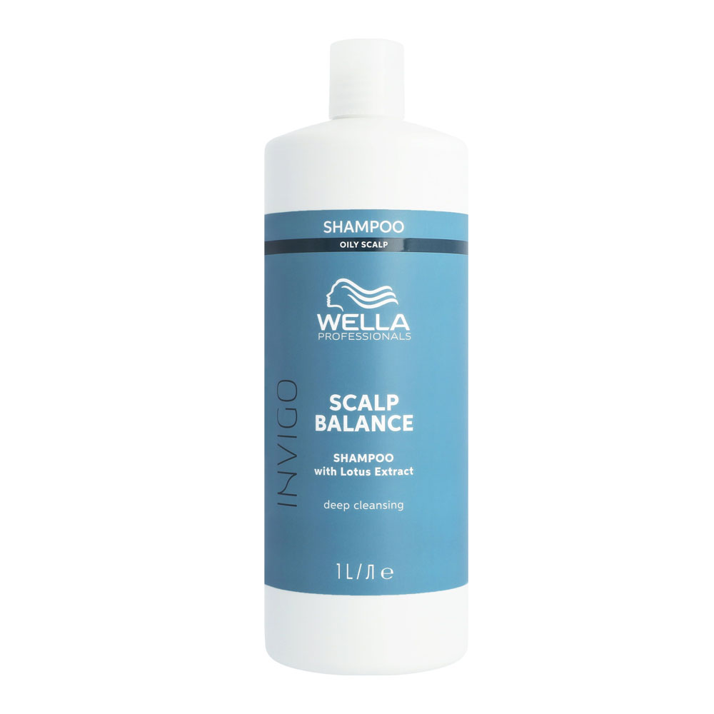 Wella Professionals Invigo Balance Champú Purificante Cheveux Gras 1L