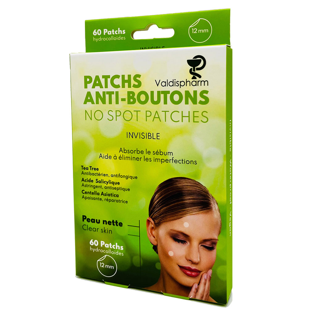 Valdispharm Parches antimanchas invisibles 60 parches