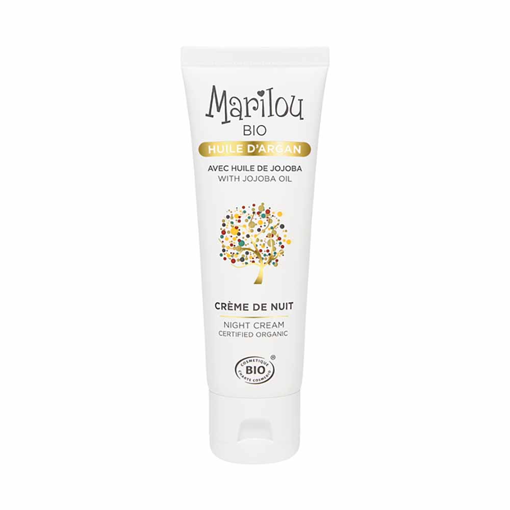 Marilou Bio Aceite de argán Crema de noche Piel normal a seca 50 ml