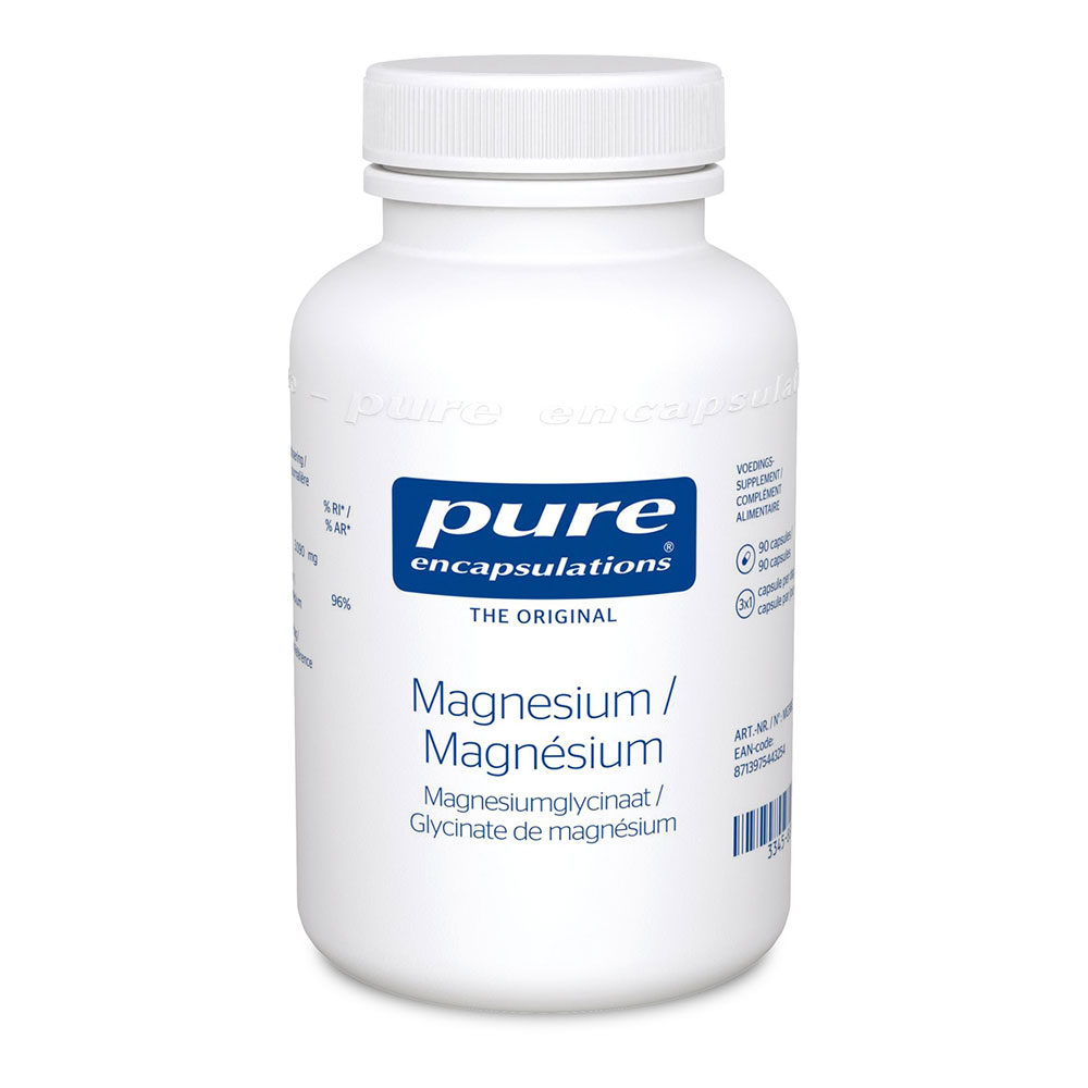Pure Encapsulations Magnésio (glicinato de magnesio) 90 cápsulas