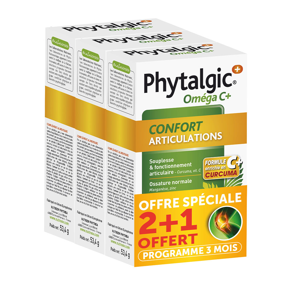 Phytea Phytalgic Confort articular con omega 3 3x60 cápsulas