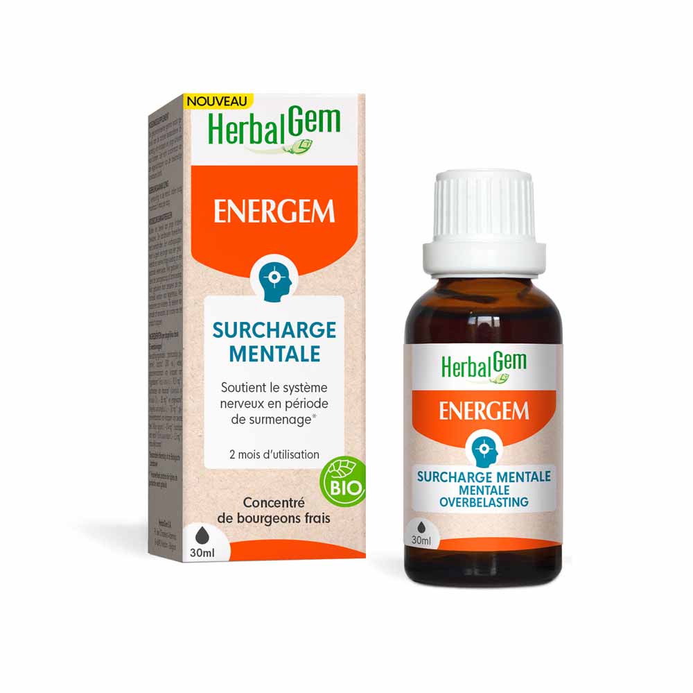 Herbalgem Complejos de Gemoterapia Sobrecarga mental Bio Energem 30 ml