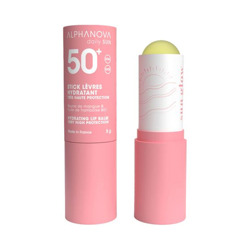 Alphanova Daily Sun Stick labios hidratante protección muy alta SPF50 5 g