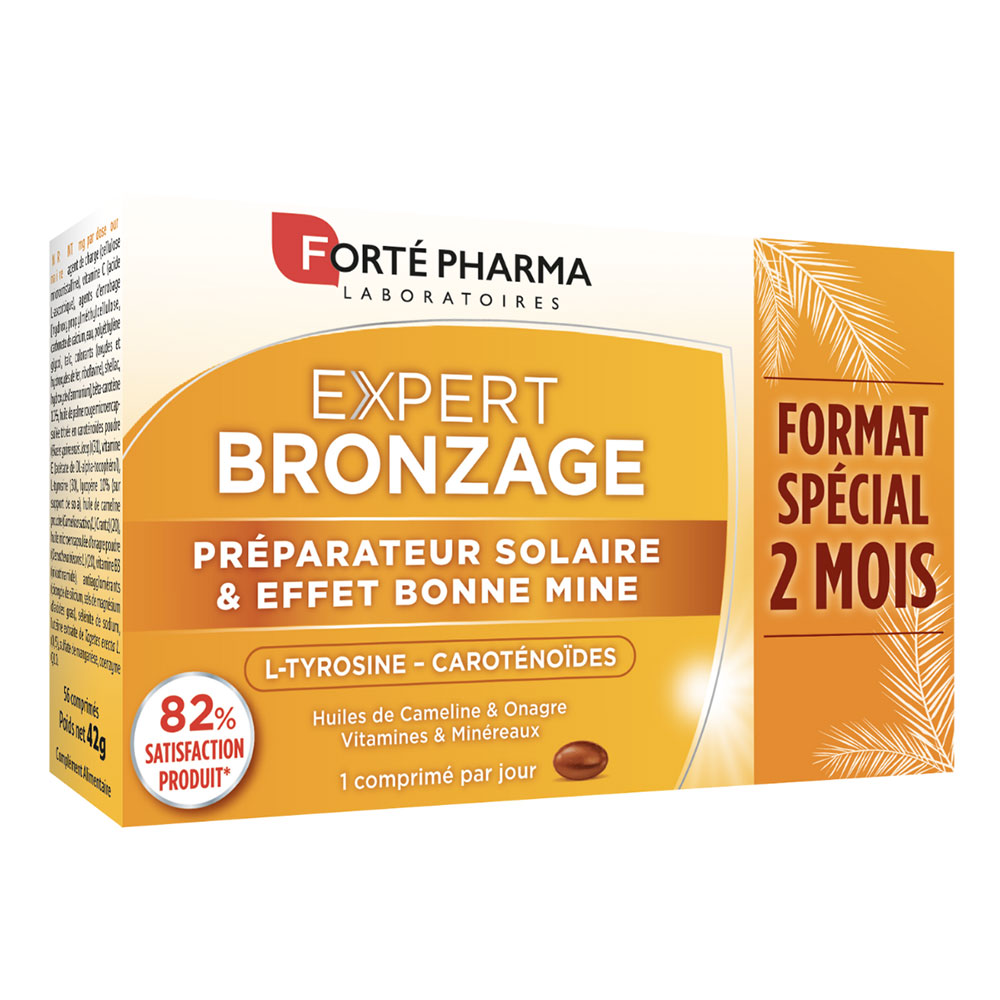 Forté Pharma Sun Expert Expert Bronzage preparador solar 56 comprimidos