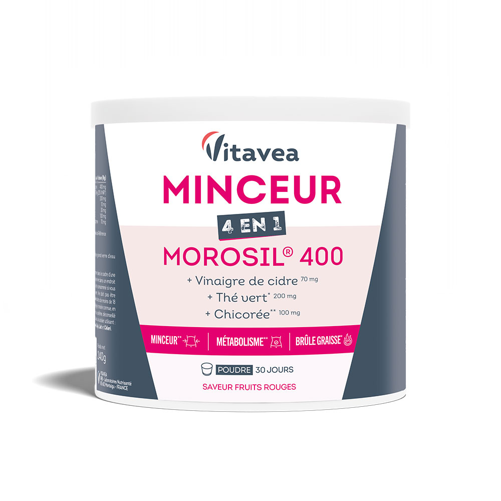Vitavea Santé Morosil 400 Adelgazante 4 en 1 Sabor a frutos rojos 240g