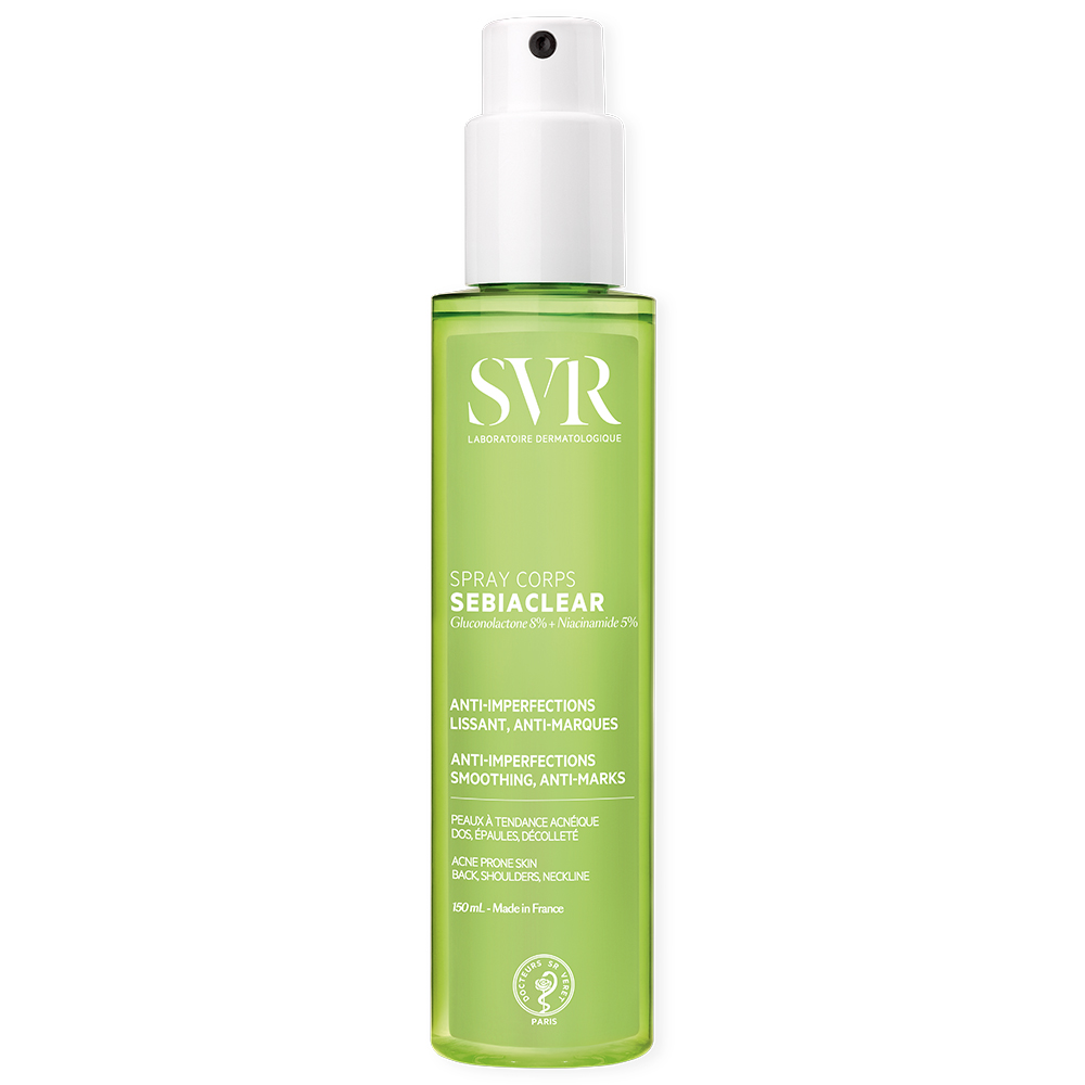Svr Sebiaclear Spray corporal antiimperfecciones, alisante y antimarcas 150 ml
