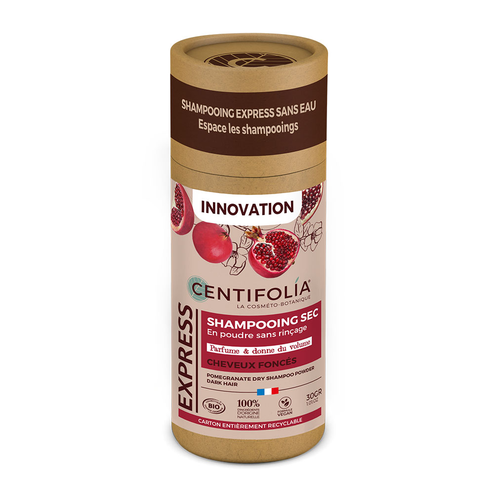 Centifolia Champú en polvo seco sin aclarado Cabello oscuro 30g