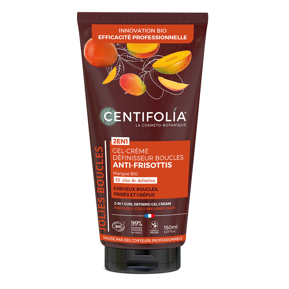 Centifolia Gel crema antiencrespamiento para definir los rizos Cabello rizado y encrespado 150 ml