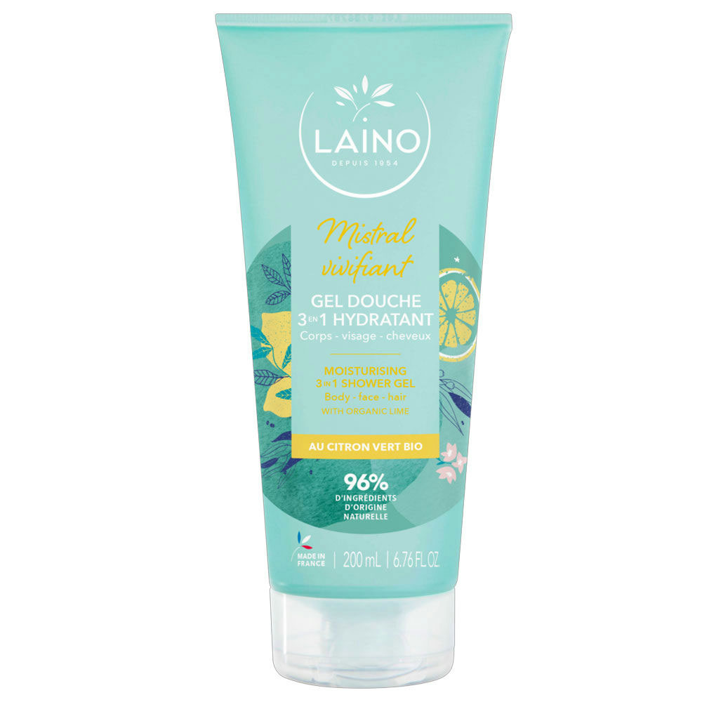 Laino Champú de Ducha Mistral Vivifiant Limón BIO 200 ml