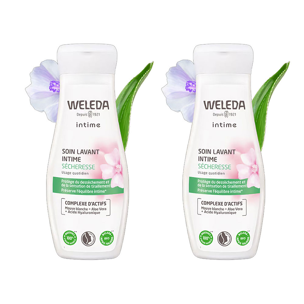 Weleda Intime Cuidado Limpiador Íntimo Sequedad 2x200ml