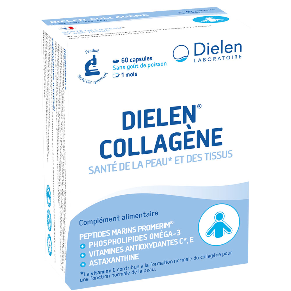 Dielen Dielen Collagène salud y belleza de la piel 60 cápsulas