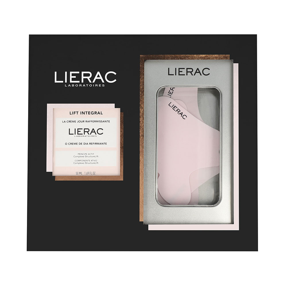 Lierac Lift Integral Crema de Día Antiedad 50ml + Cofre Parches Reutilizables Pieles maduras