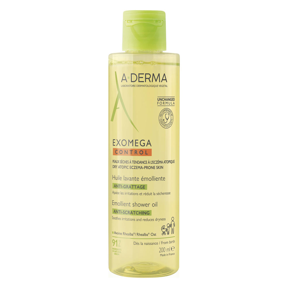 A-Derma Exomega Control Aceite limpiador emoliente bio 200ml