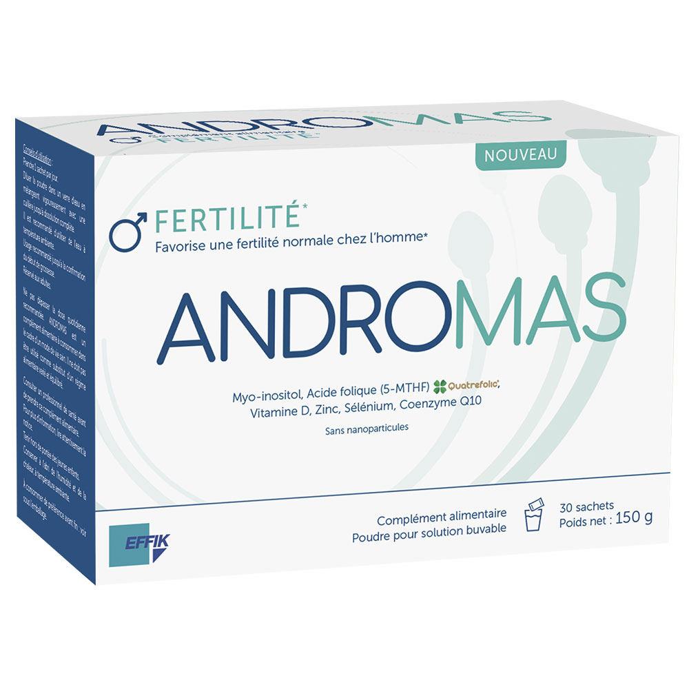 Effik Andromas fertilidad y concepción hombre 30 sobres