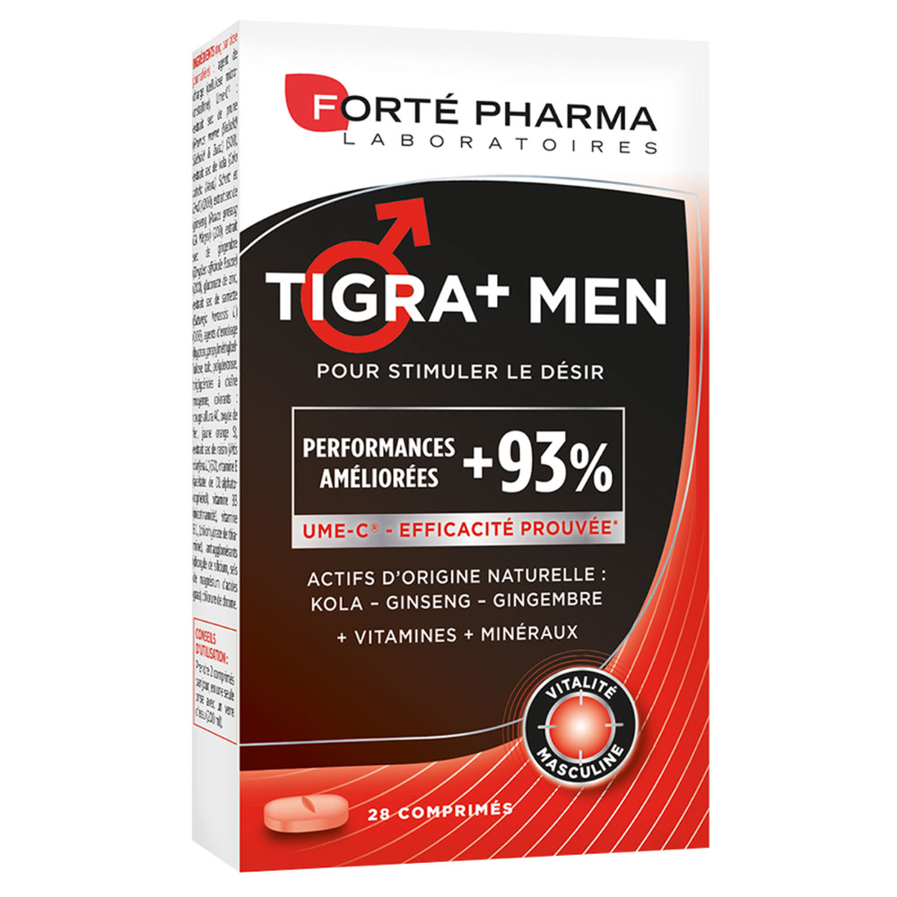 Forté Pharma Tigra+ Men vitalidad masculina 28 comprimidos