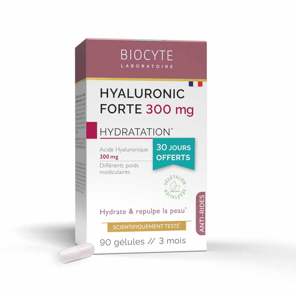 Biocyte Antiarrugas Pack Hyaluronic Forte 300mg antiedad 3x30 cápsulas