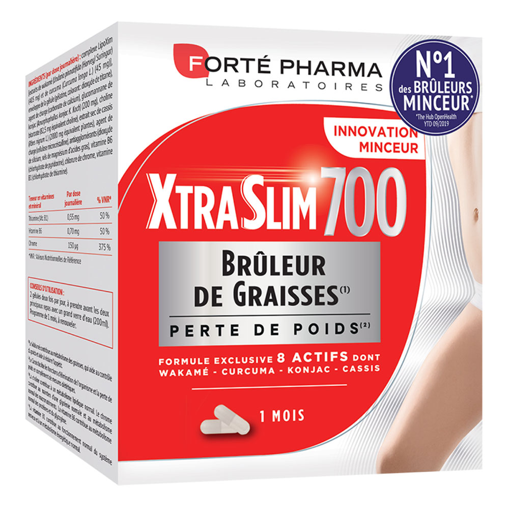 Forté Pharma XtraSlim Quemador de grasas Pérdida de peso 8 activos 120 comprimidos