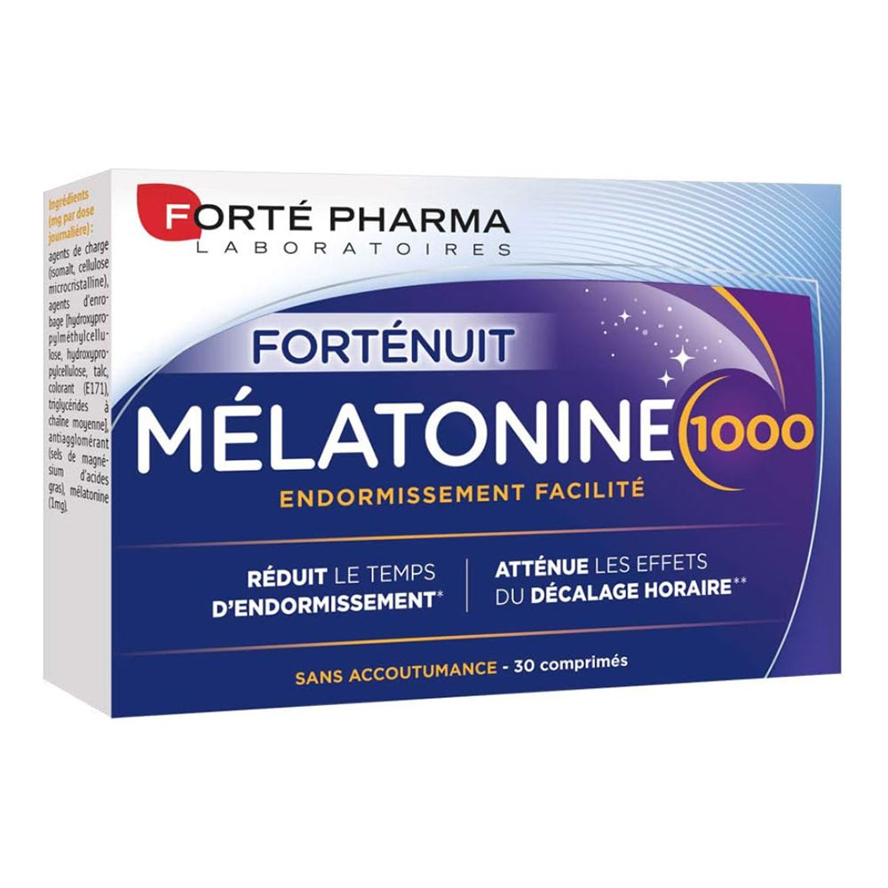 Forté Pharma Forte Noche Melatonina 1000 sueño facilitado 30 comprimidos