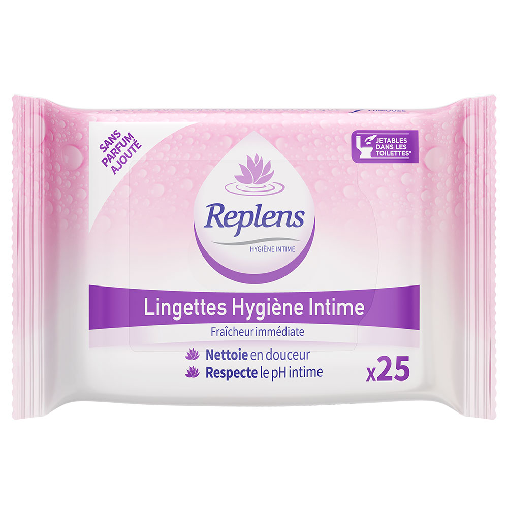Replens Toallitas Higiene Íntima x25