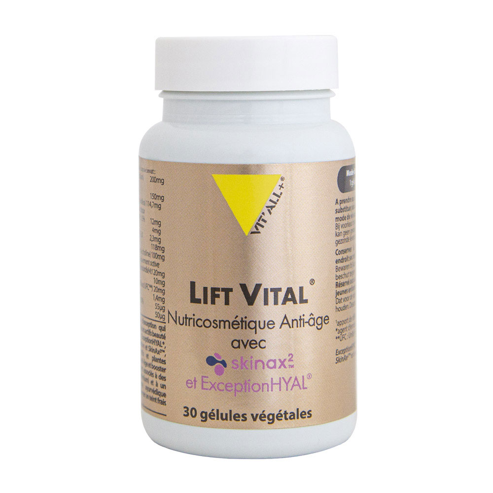 Vit'All+ Lift Vital® Nutricosmétique Anti-Age 30 cápsulas vegetales