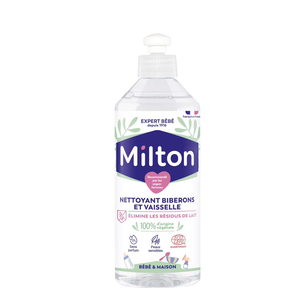 Milton Lavavajillas Sensitive Para Biberones Y Tetinas 500ml