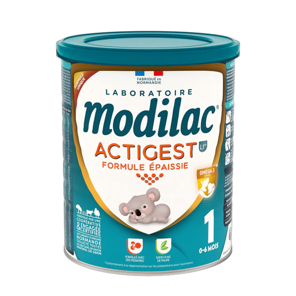 Modilac Actigest Lait En Poudre Formule Epaissie 1 0 à 6 Mois 800g