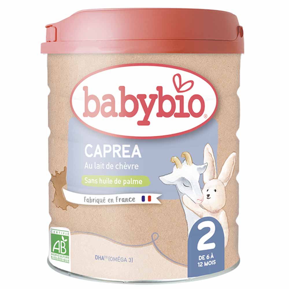 Babybio Leches Infantiles Caprea 2 en polvo leche de cabra bio de 6 a 12 meses 800 g