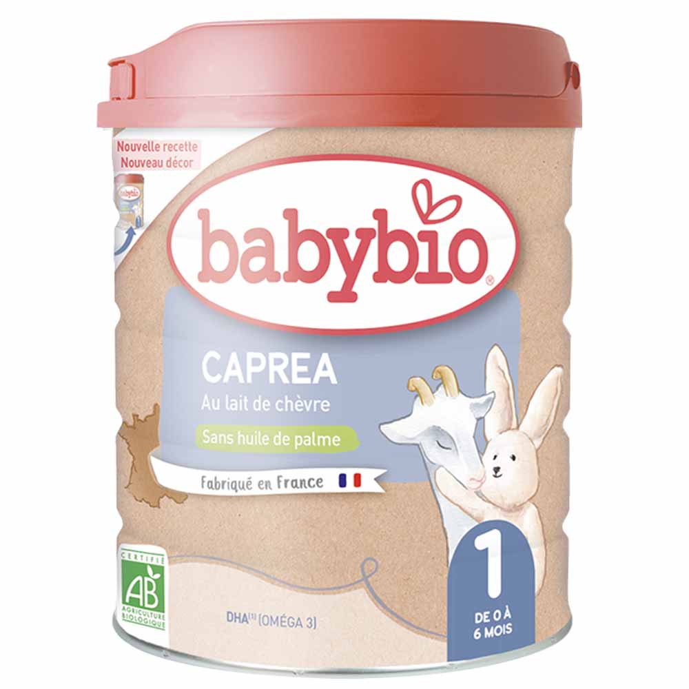 Babybio Leches Infantiles Caprea 1 en polvo bio leche de cabra de 0 a 6 meses 800 g