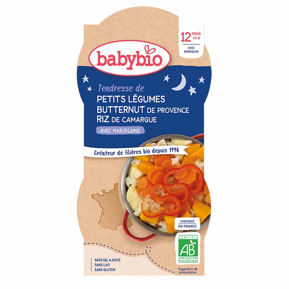 Babybio Buenas Noches Bol A Partir De 12 Meses 2x200g