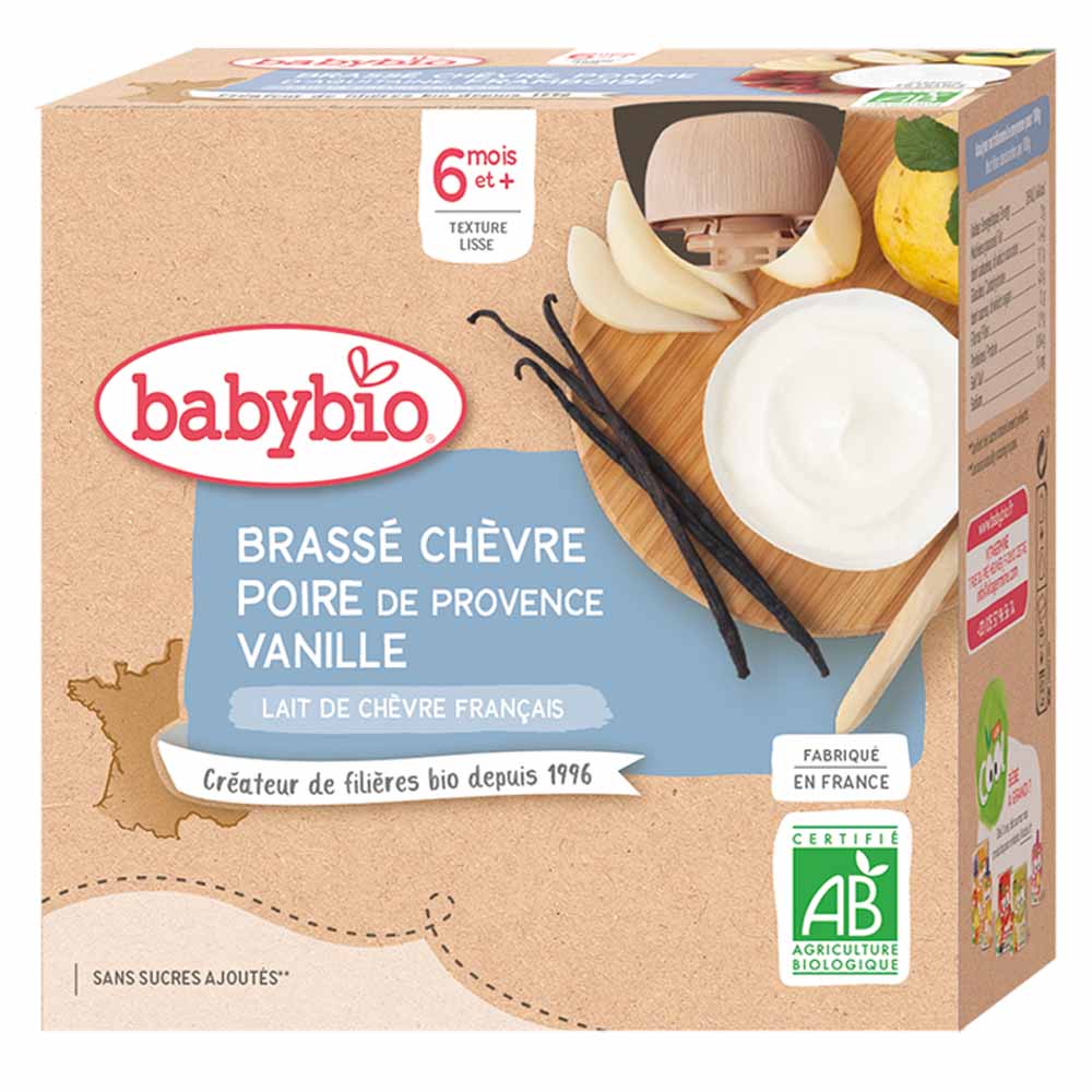 Babybio Mezcla leche de cabra a partir de 6 meses 4x85g