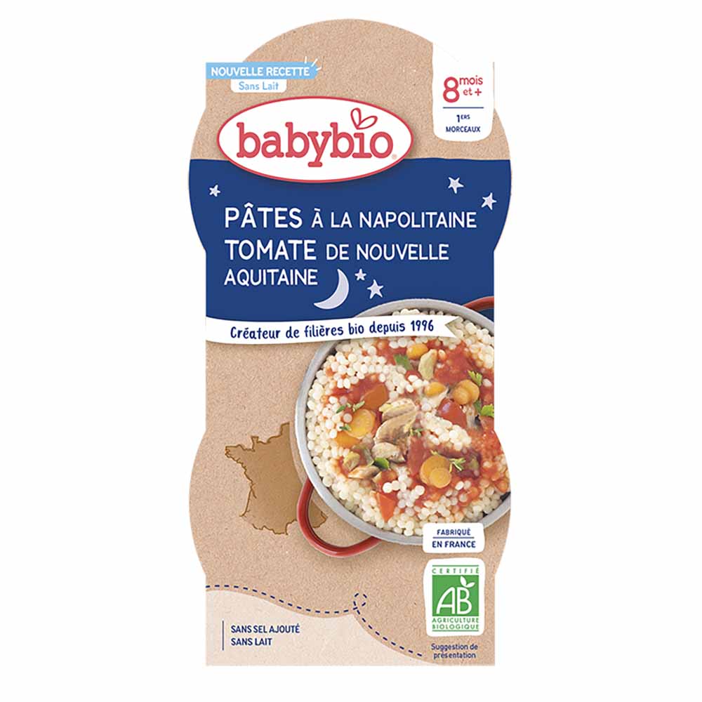 Babybio Buenas Noches Bol A Partir De 8 Meses 2x200g