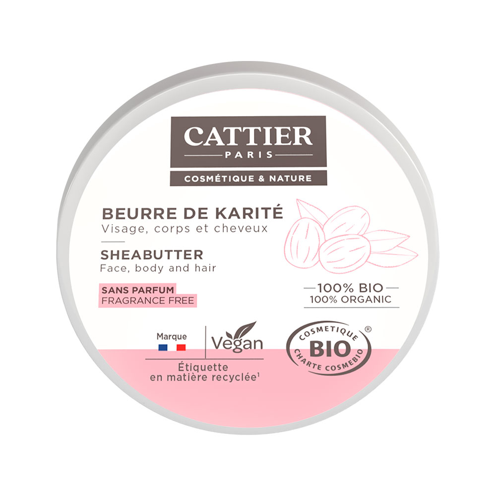 Cattier Manteca De Karite Cuerpo Y Cabello 100% Bio 100g