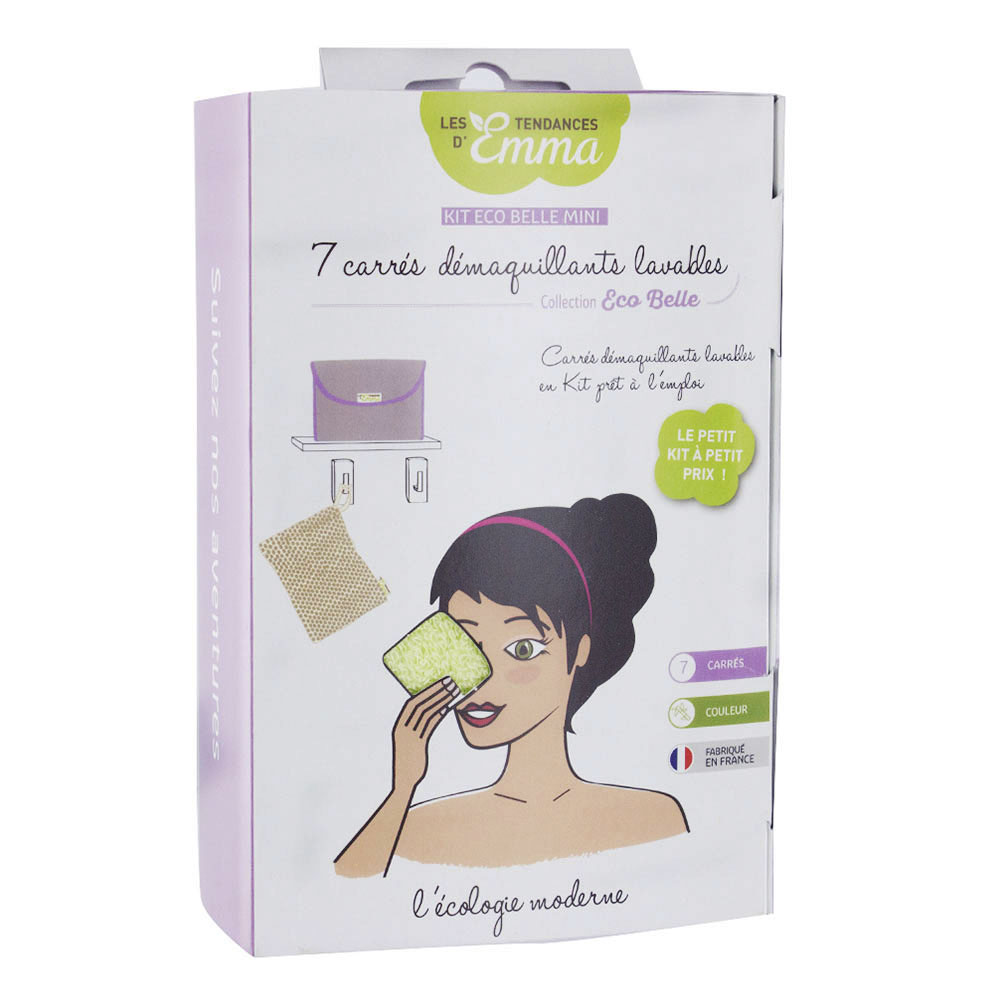 Les Tendances D'Emma Eco Belle Kit mini discos lavables bambú color x7