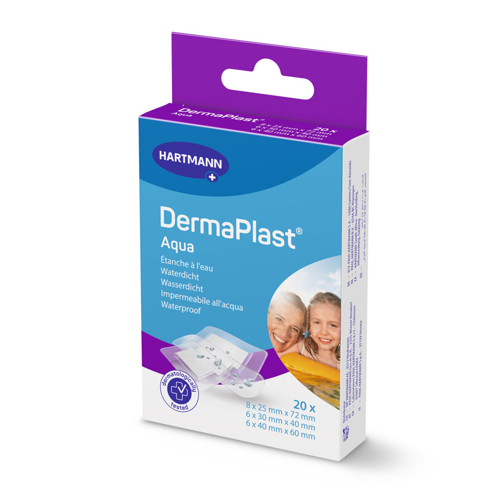 Hartmann Dermaplast Apósitos Aqua Waterproof 3 Tallas X20