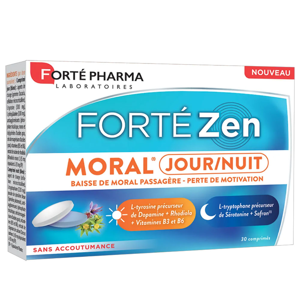Forté Pharma Forté Zen Moral día/noche rodiola azafrán 30 comprimidos