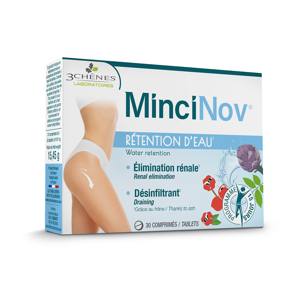 3 Chênes Mincinov Antiliquidios Linea Perfecta 30 Comprimidos