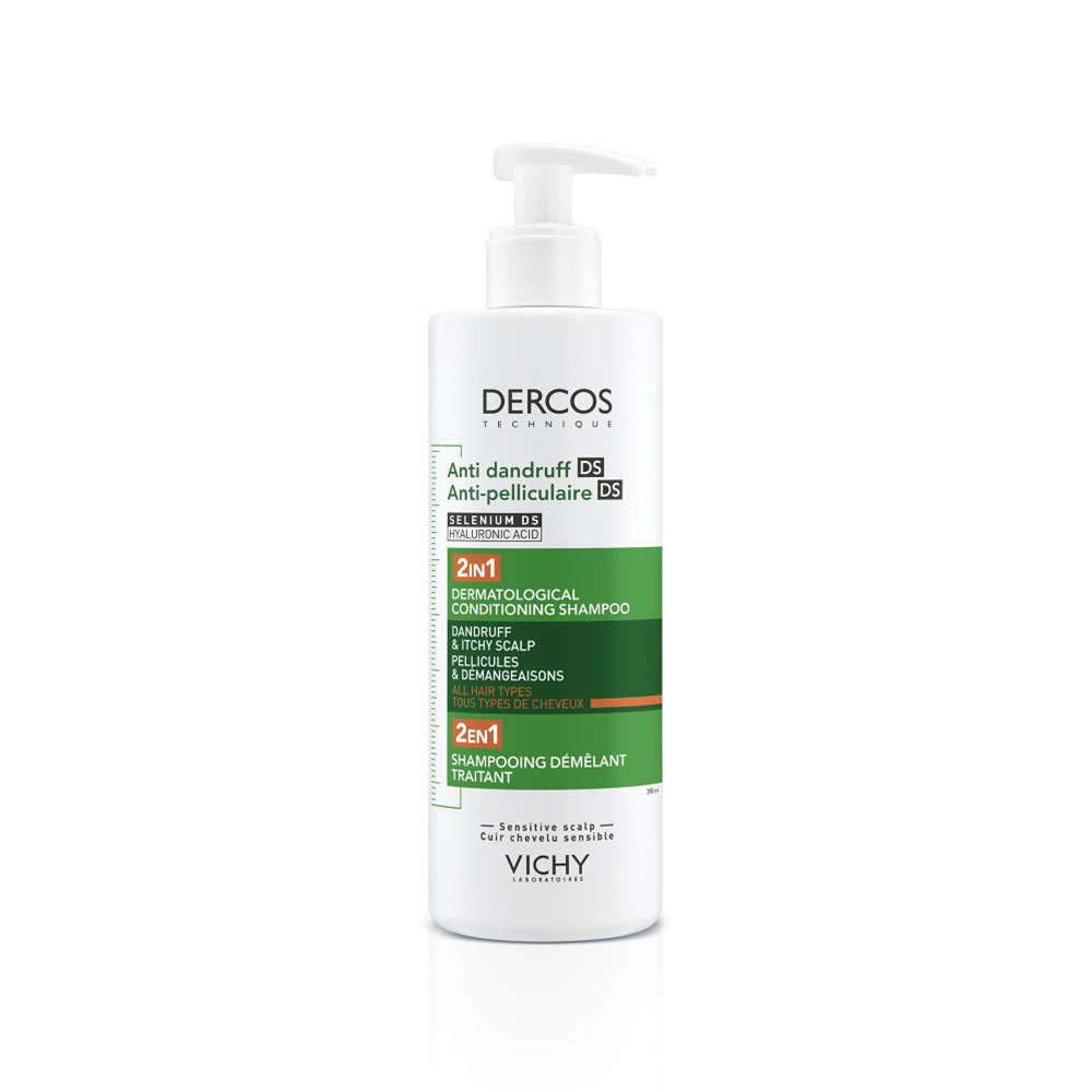 Vichy Dercos Champú desenredante anticaspa 390 ml