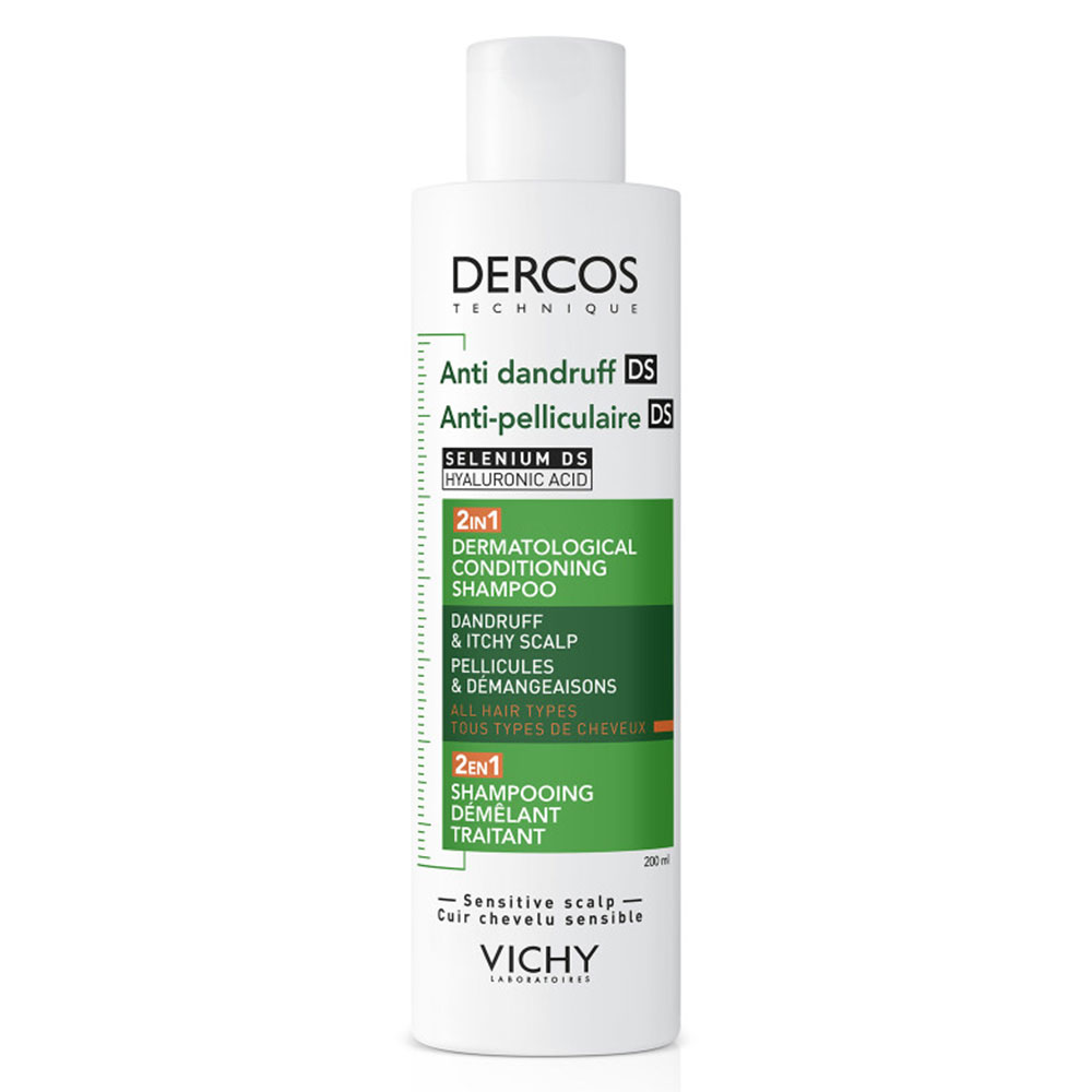 Vichy Dercos Champú desenredante anticaspa 200 ml