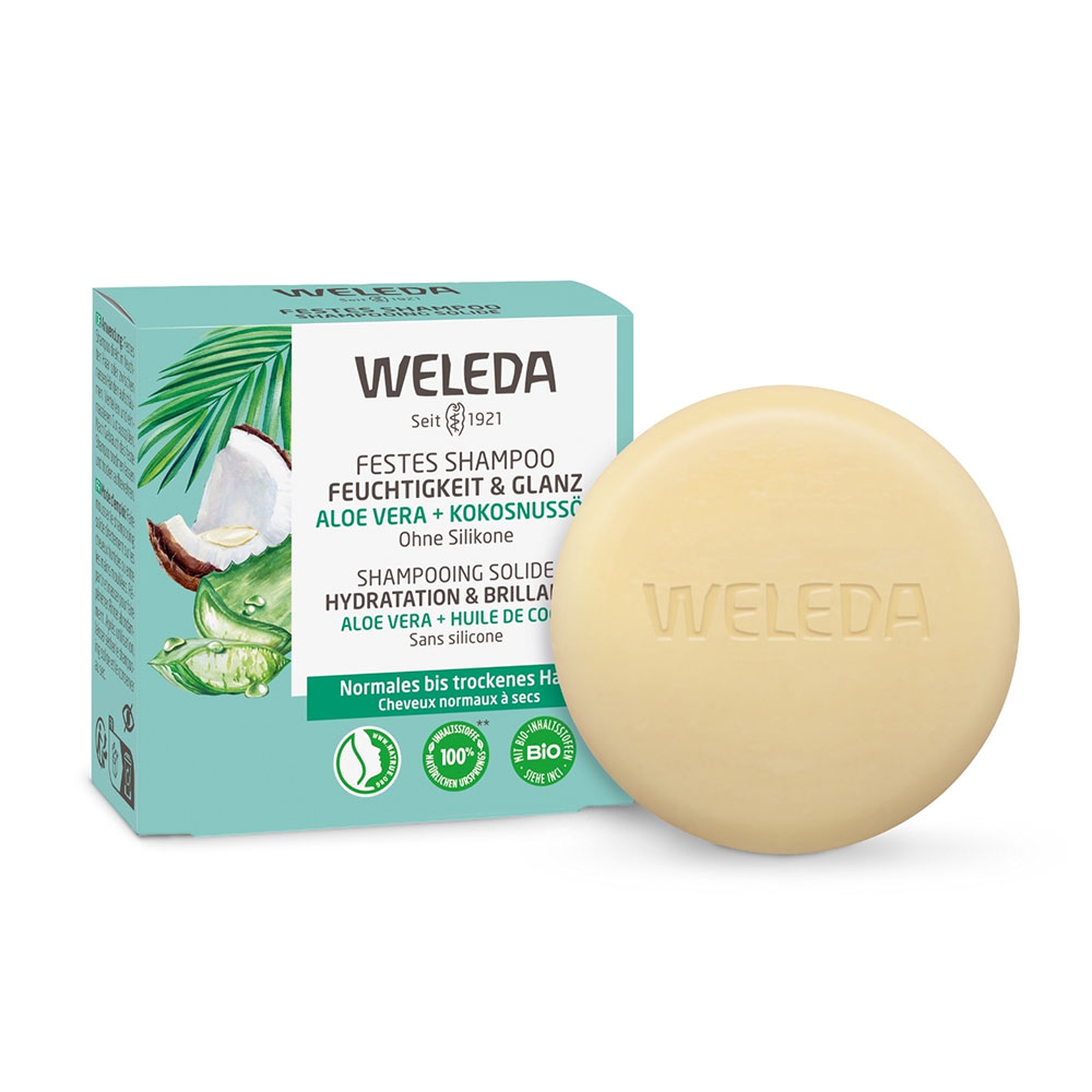 Weleda Champú Sólido Hidratación y Brillo 50g