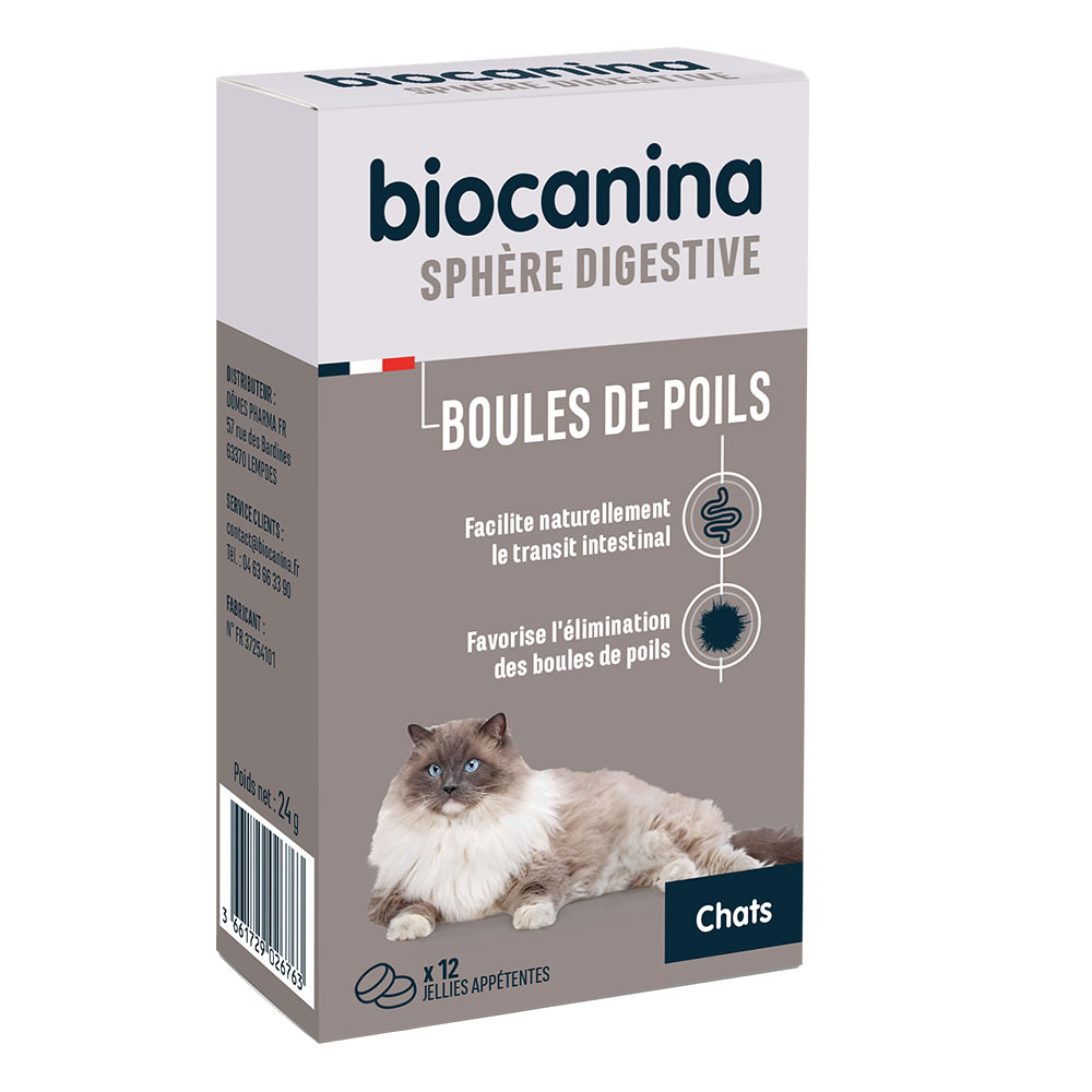 Biocanina Gastroenterología Bolas de pelo 12 Jaleas 24g