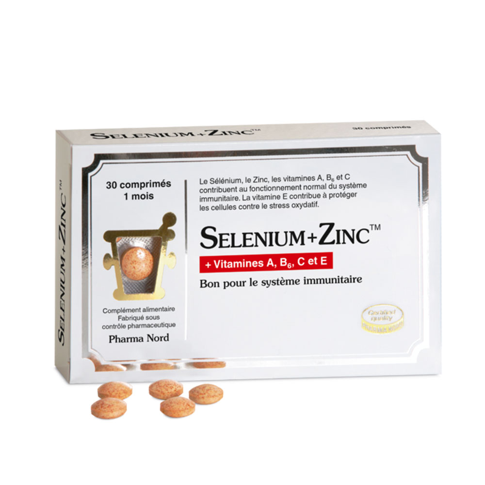 Pharma Nord Selenio + Zinc 30 Comprimidos 30 Comprimés