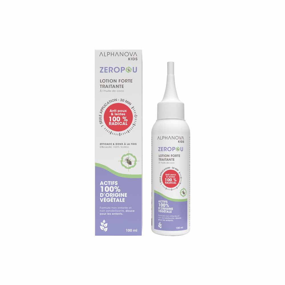 Alphanova Kids Loción antipiojos fuerte con aceite de coco 100ml