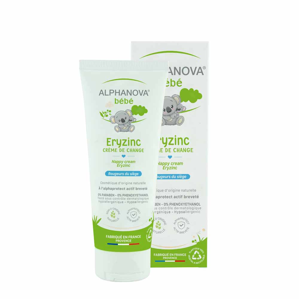 Alphanova Bebé Bebe Eryzinc Crema Para El Cambio Bio 75g