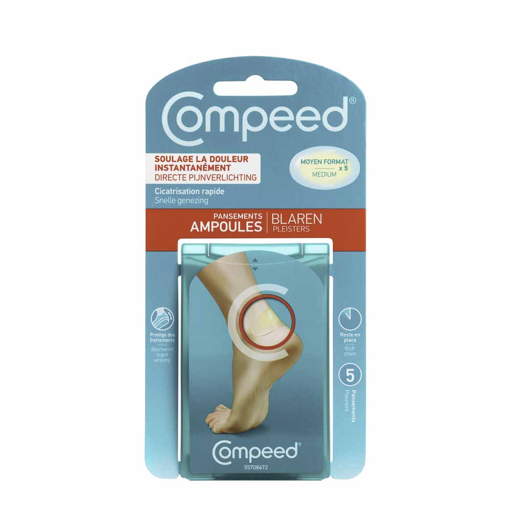 Compeed Apósitos Para Ampollas Medianas X5