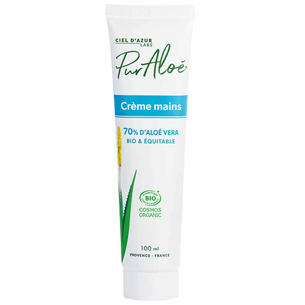 Pur Aloé Crema Manos Aloe Vera 70% Bio 100ml